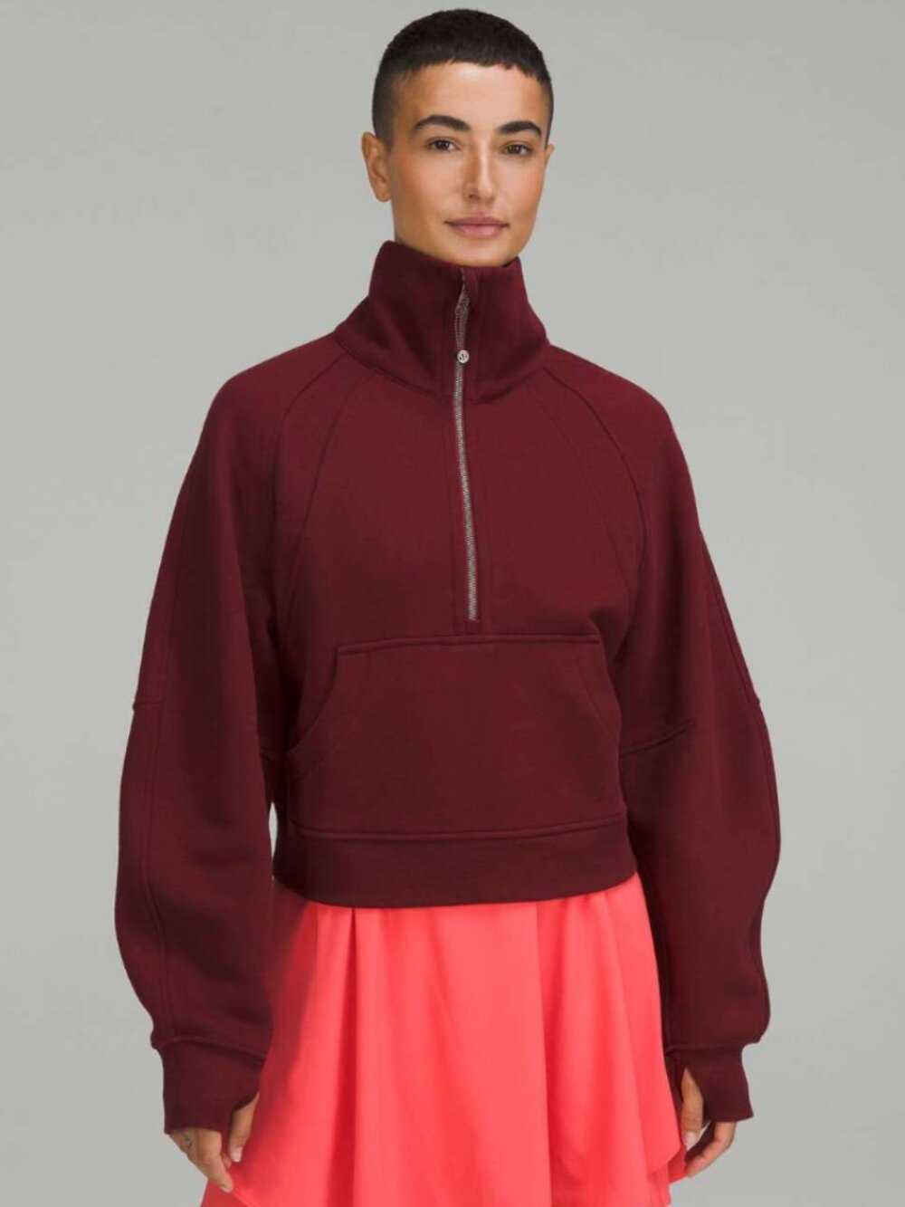 Lululemon Scuba Oversized Funnel Neck Half Zip